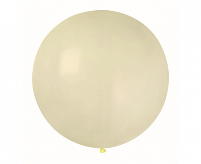 Jumbo balon - Pastel svijetla krema, 60 cm