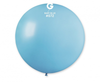 Jumbo balon plave boje macaron, 80 cm