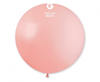 Jumbo balon roze boje macaron, 80 cm