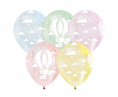Lateks baloni Slon, 30cm, 5 balona
