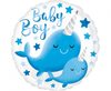 Balon od folije - Baby Boy, narval