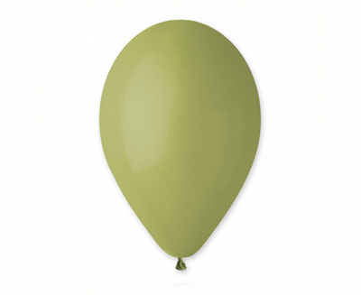 Baloni iz lateksa - Olivno zelena barva, 30cm - Mojbalon