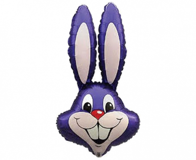 Balon od folije Rabbit, ljubičasta boja, 35 cm 