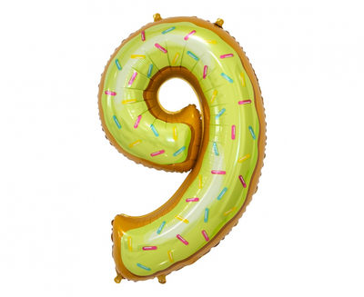 Rođendanski balon broj 9, 78cm