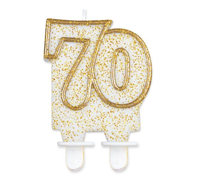 Svijeća broj 70, zlatne boje