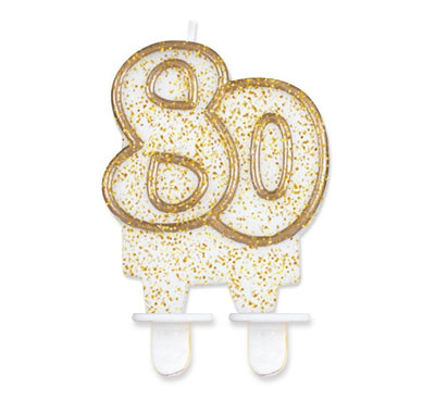 Svijeća broj 80, zlatne boje