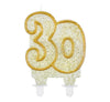 Svijeća broj 30, zlatne boje