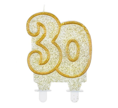 Svijeća broj 30, zlatne boje