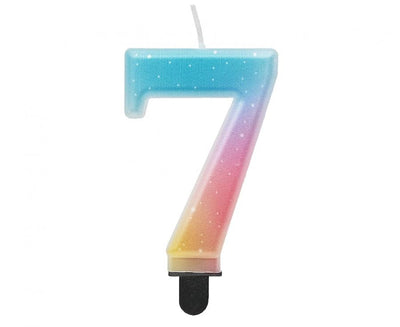 Svijeća br.7 - Ombre, pastel