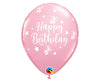 Lateks balon - Happy Birthday, 6 komada, 28 cm