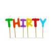 Svijeće za tortu za 30. rođendan