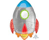 Balon folja Raketa 53x73cm - mojbalon
