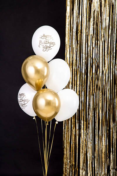 Rođendanski lateks baloni Happy Birthday to you, 30cm, 6 balona