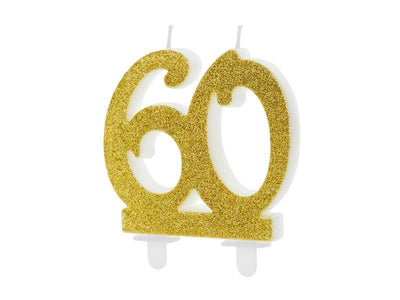 Svijeća broj 60, zlatne boje
