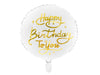 Happy Birthday folija balon, 35 cm