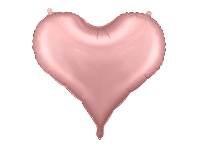 Folija balon - Srce, svijetlo roze boje, 75 cm