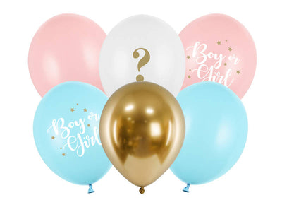 Lateks balon - dječak ili djevojčica, 6 kom