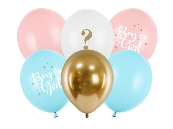 Lateks balon - dječak ili djevojčica, 6 kom