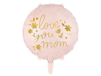 Balon folija - Love you mom - Mojbalon