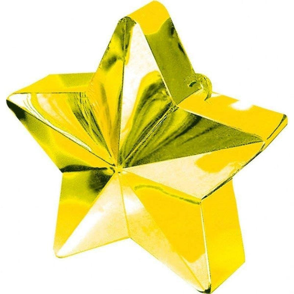 Utež za balone zvezda, zlata barva - Mojbalon