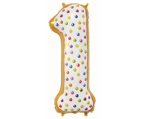 Balon za rojstni dan številka 1, 78 cm