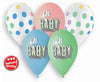 Premium baloni iz lateksa za rojstvo otroka "Oh Baby", 33cm, 5kom - mojbalon
