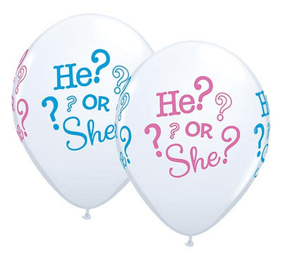 Balon za rođenje djeteta "On ili Ona?", 5 balona