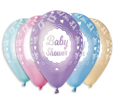 Latex baloni za Baby Shower, 30cm, 5 balona