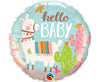 Balon za rojstvo otroka "Hello baby", 45cm - mojbalon