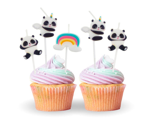 Svečke za torto – Panda, 5 kom - Mojbalon
