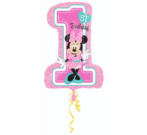Balon za rojstni dan – številka 1, Minnie Mouse
