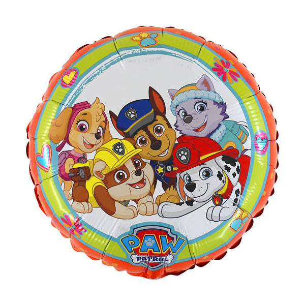 Paw Patrol okrogel folija balon za otroški rojstni dan